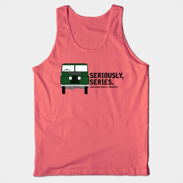 Seriously, Series. Tank Top by The Lemon Stationery & Gift Co